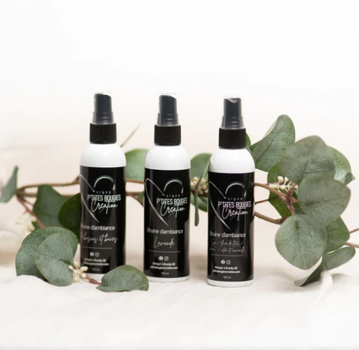 Bruines d'ambiance naturelles (différentes odeurs au choix) - 125ml - P'tites Bougies Création