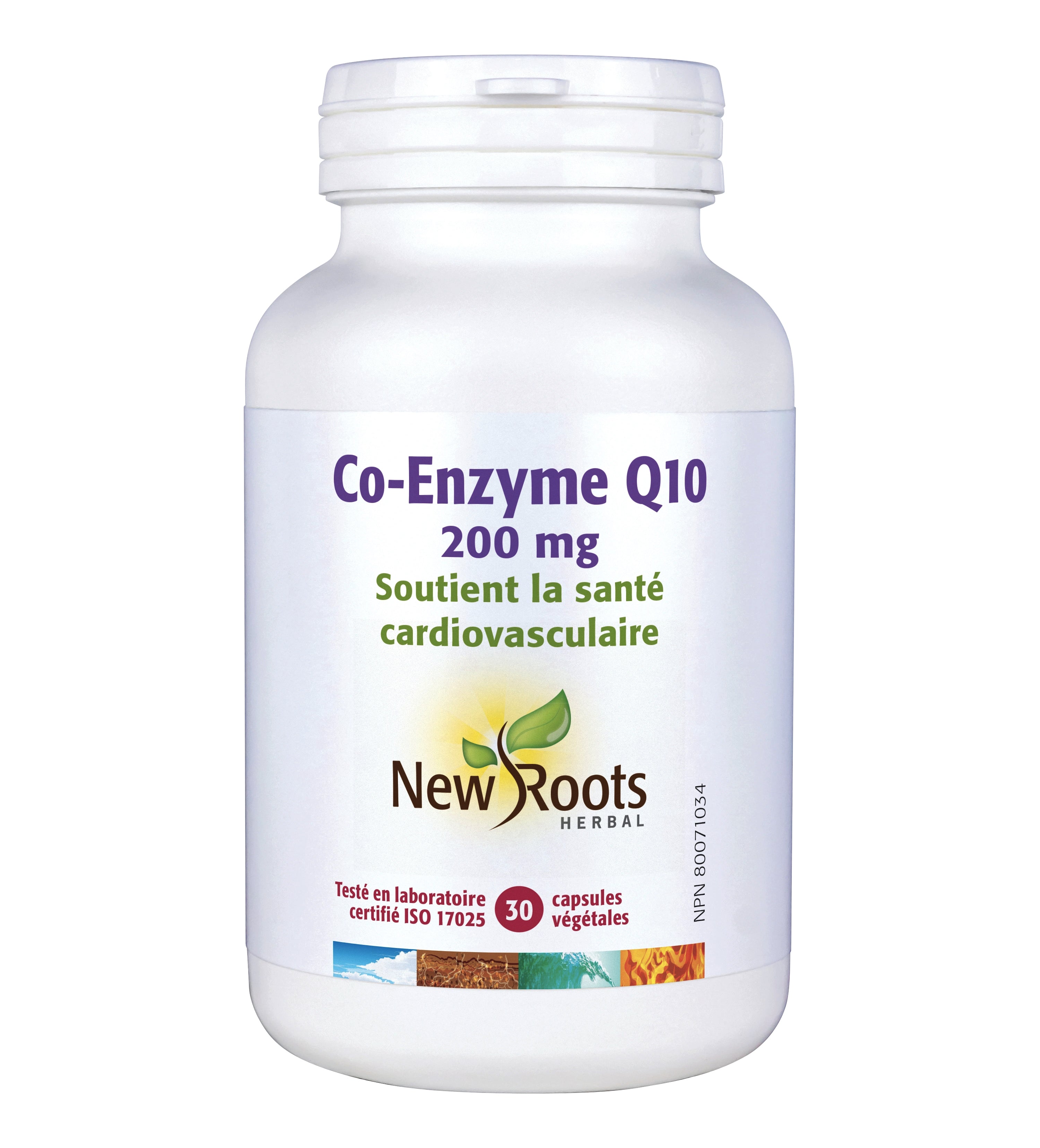 Co-Enzyme Q10 200mg - New Roots - 30 ou 60 capsules