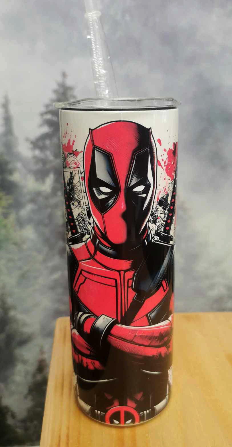 Gourde isotherme sport 20 oz. - Deadpool Super-Héros