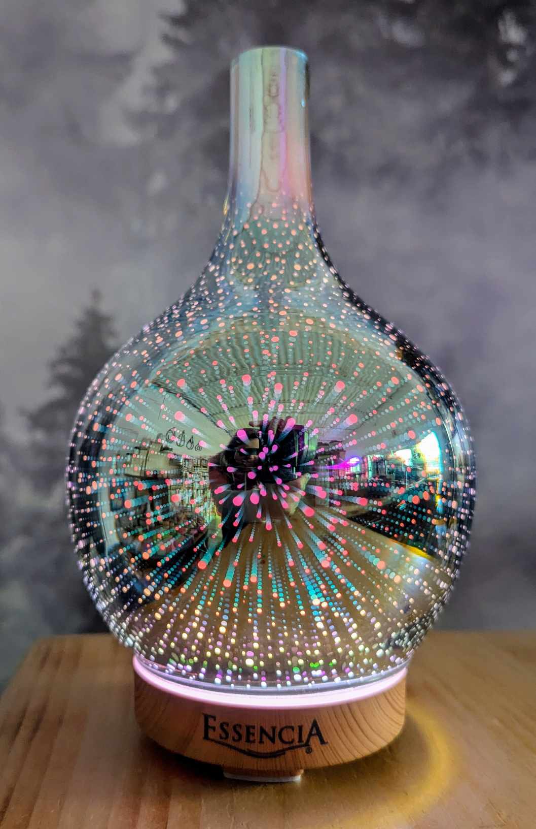Diffuseur d'aromathérapie - Effet 3D en verre - Essencia