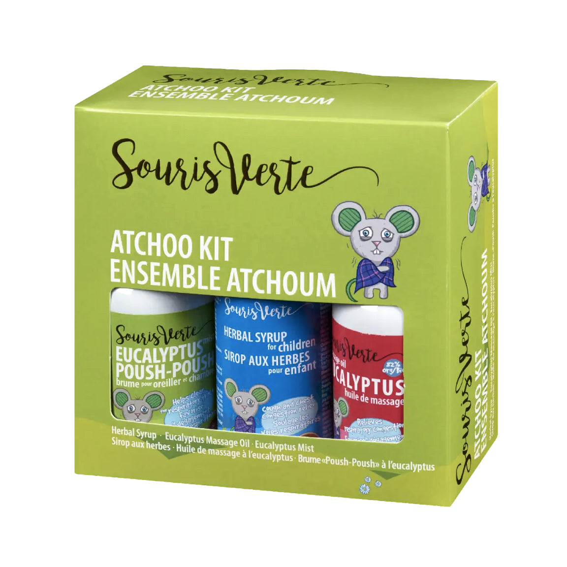 Ensemble Atchoum - Souris Verte - (Kit de 3 produits)