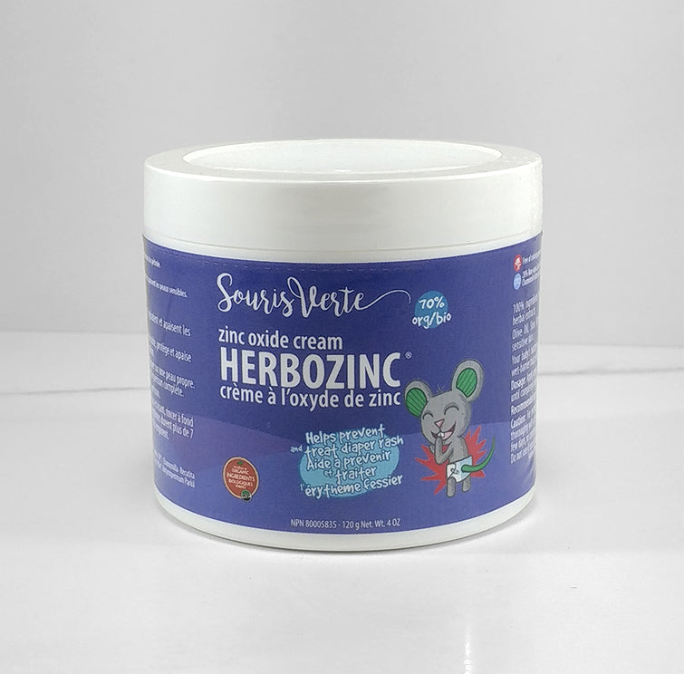 Crème Herbozinc (crème à l'oxyde de zinc) - Souris Verte - 120g