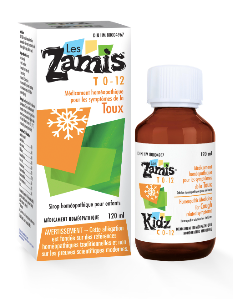 Sirop pour la Toux pour enfants - Les Zamis - 2 formats (120ml ou 250ml)