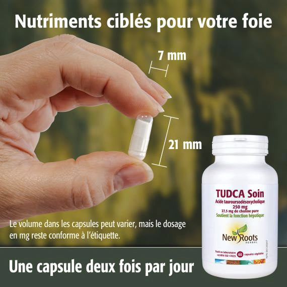 Tudca Soin - Soutient la fonction hépatique - New Roots - 60 capsules