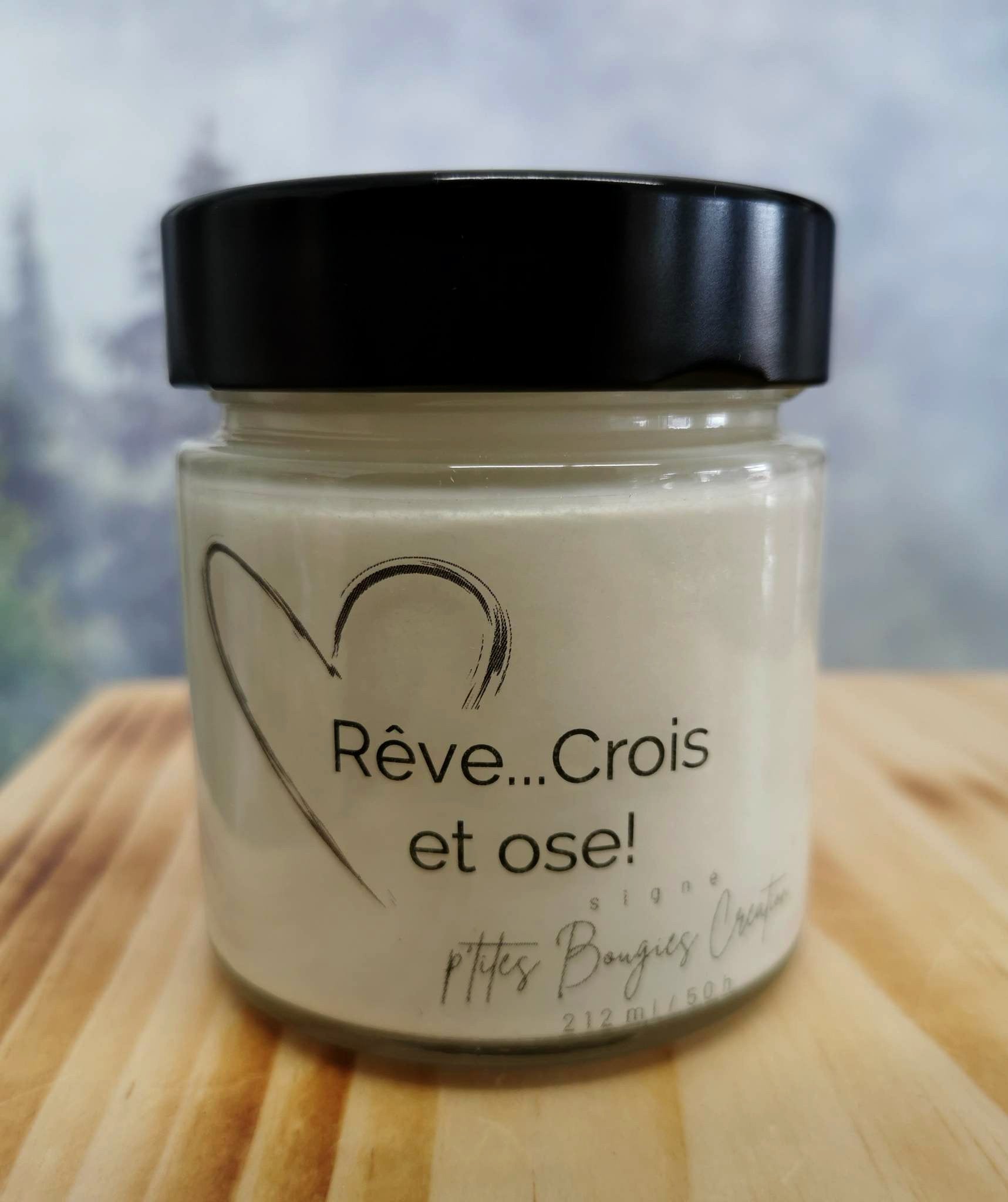 Bougie de soja - Rêve, Crois, Ose - P'tites Bougies Création