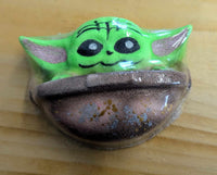 Bombe de bain effervescente - Baby Yoda - Melon d'eau