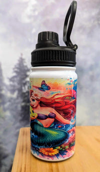 Gourde isotherme sport 12 oz anti-fuite - Sirène