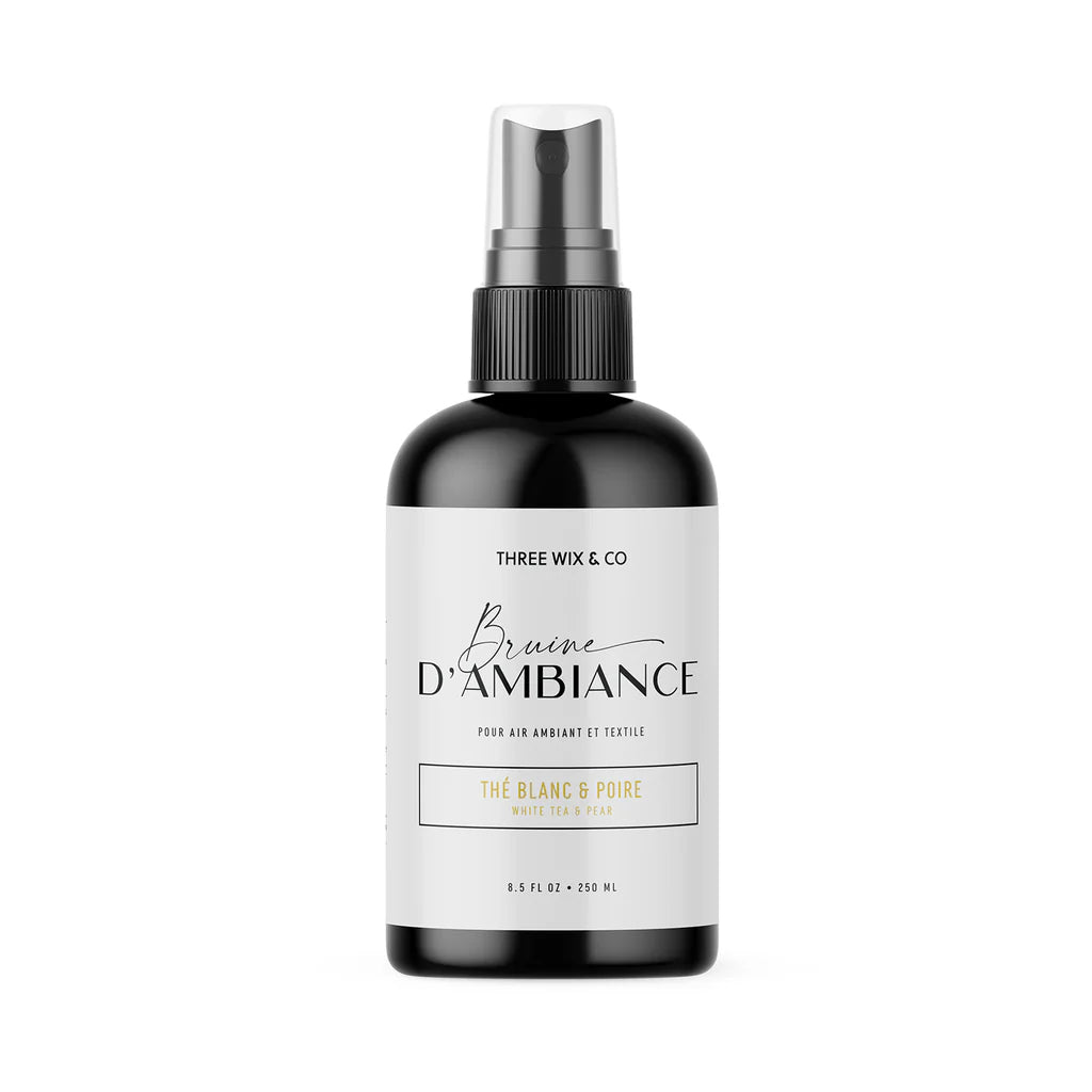 Bruine d'ambiance - Thé blanc & Poire - Three Wix & co - 250ml
