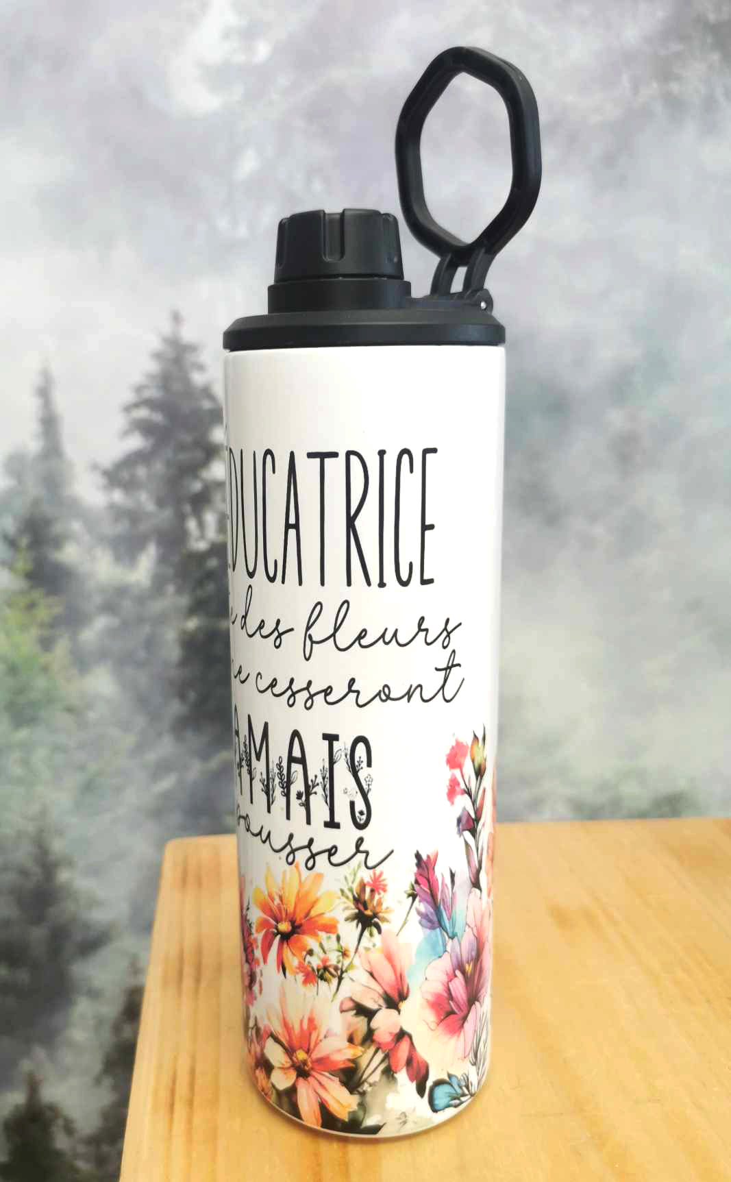 Gourde isotherme sport 20oz. - Cadeau pour éducatrice