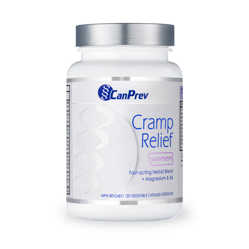 Soulagement des crampes pour femmes - Cramp Relief - CanPrev - 120 capsules