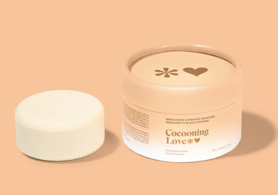 Shampoing Solide Bergamote, Orange sanguine & Eucalyptus - Cocooning Love - 60g