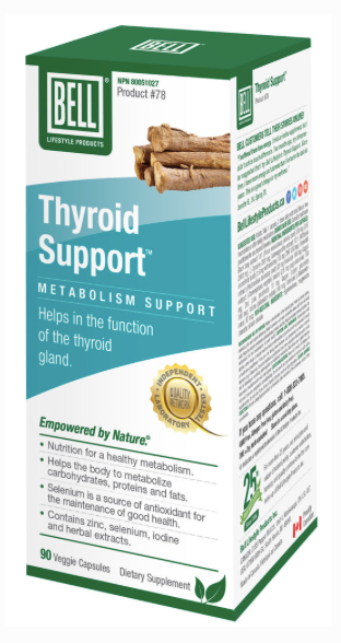Soutien pour la thyroïde - Bell #78 - 90 capsules