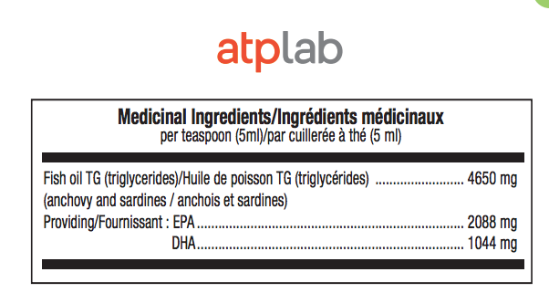 Omega-3 Triglycéride - ATP Lab - 200ml (2 saveurs)