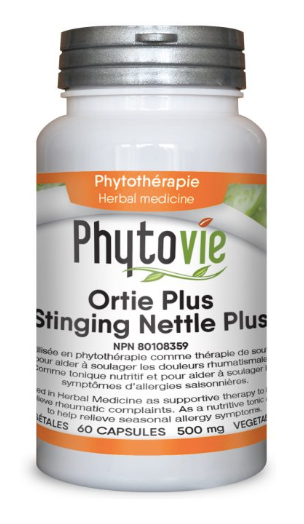 Ortie Plus - Allergies saisonnières - Phytovie - 60 capsules
