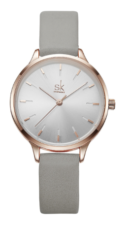 Montre Shengke pour femmes cuir beige