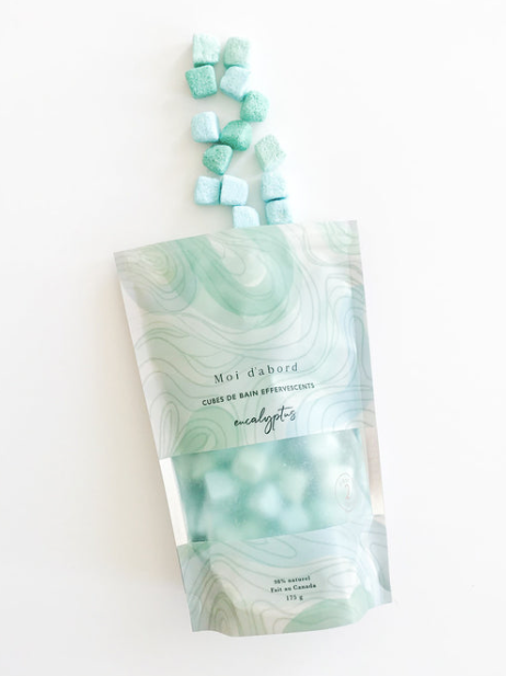 Cubes de bain effervescents - Eucalyptus - Moi D'abord