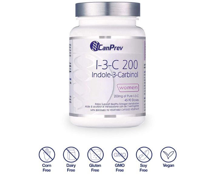 Indol-3-Carbinol - I-3-C 200 - CanPrev - 90 capsules