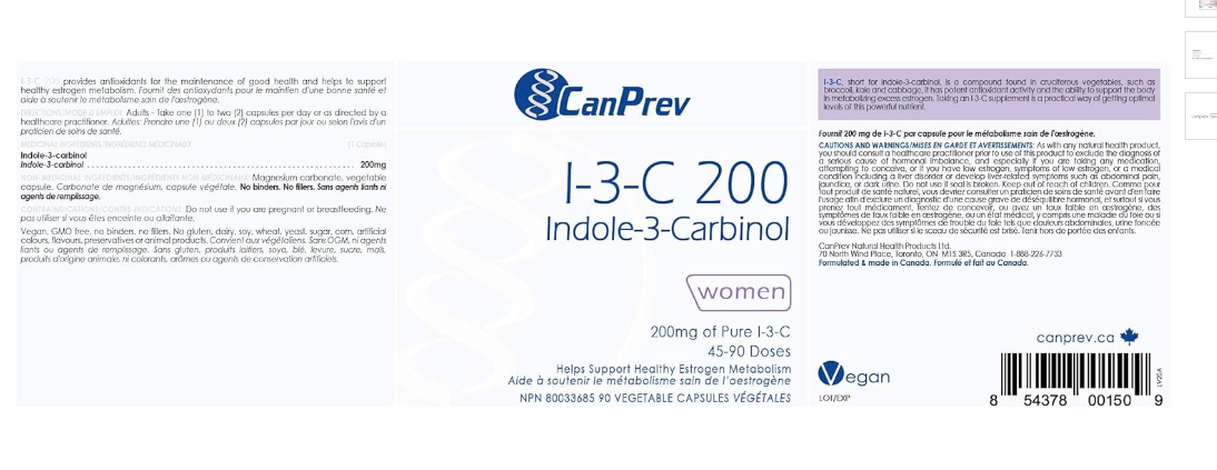 Indol-3-Carbinol - I-3-C 200 - CanPrev - 90 capsules