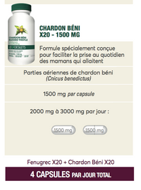 Chardon béni - Formule concentrée allaitement - Léo Désilets