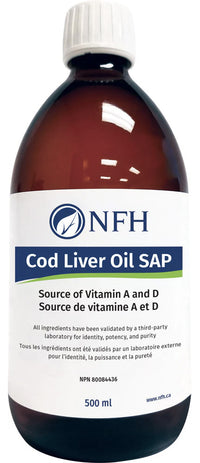 Cod Liver Sap (Huile de foie de morue) - NFH - 500ml