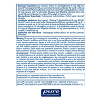 Cortisol Calm - Soutient la fonction cognitive et un sommeil réparateur en période de stress- Pure Encapsulations - 60 capsules