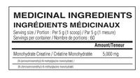Créatine monohydrate micronisée - Believe Supplements - 300g ou 800g