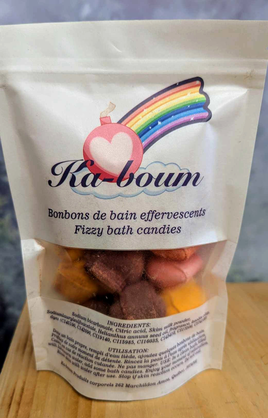 Cubes de bain effervescents - Salade de fruits