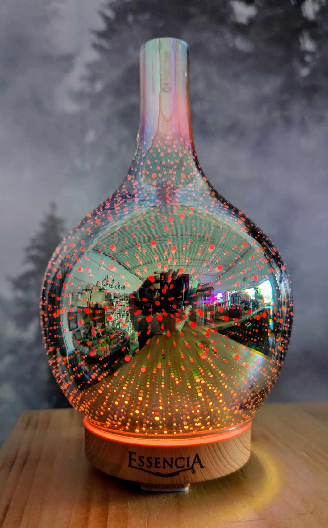 Diffuseur d'aromathérapie - Effet 3D en verre - Essencia