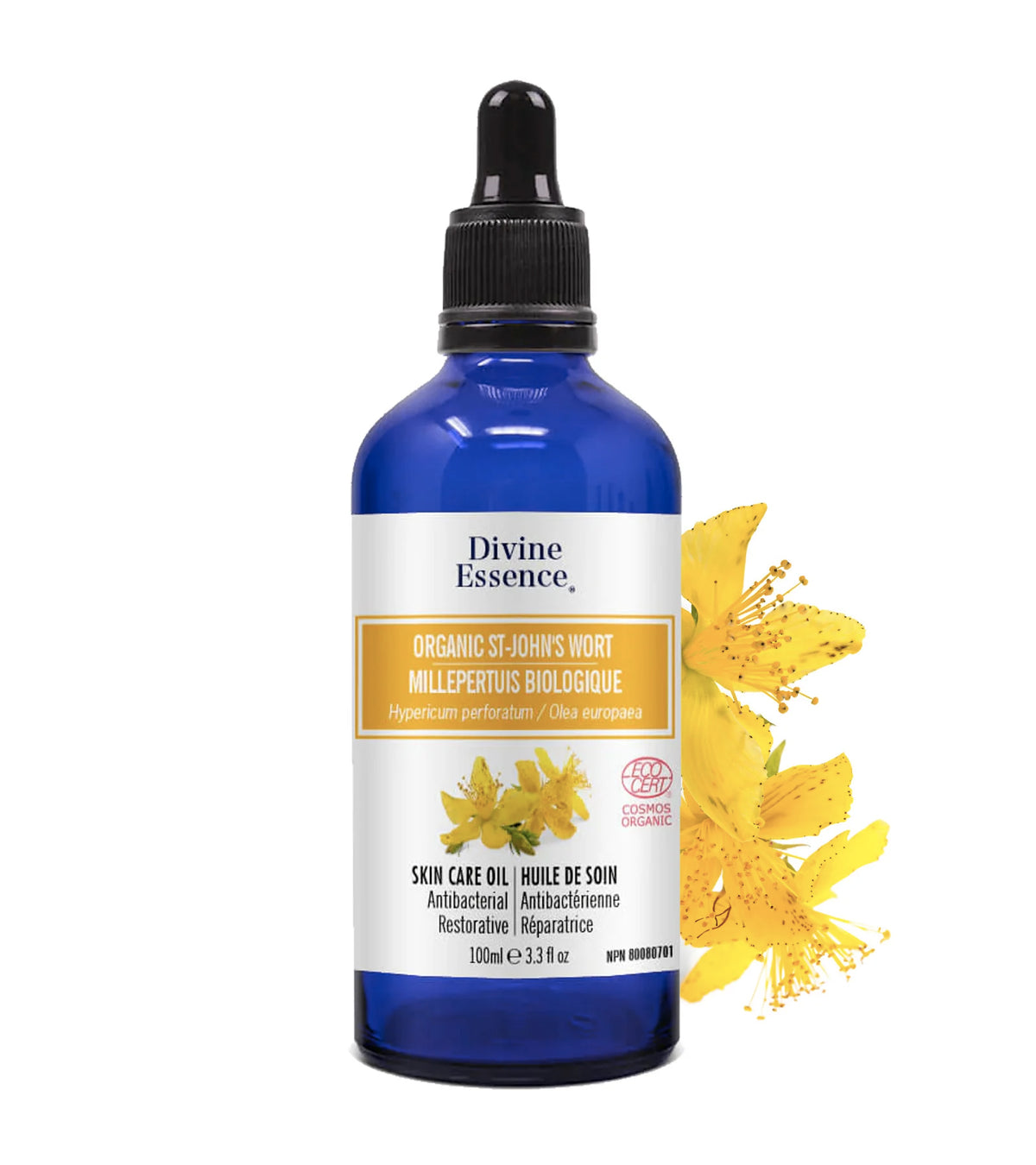 Huile de Millepertuis biologique - Divine Essence - 100ml