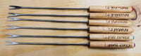 Lot de 6 fourchettes à fondue humoristiques (version féminine)