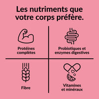 Protéines végétales - Boisson tout-en-un - Fraise et Crème - Good Protein - 2 formats