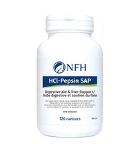 HCL-Pepsin SAP - Aide digestive et soutien du foie - NFH - 120 capsules
