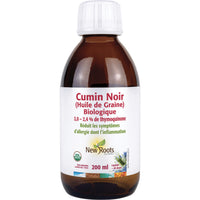 Huile de Cumin Noir Biologique - New Roots - 100 ou 200ml