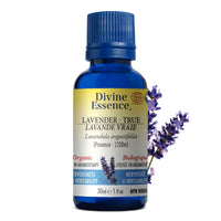 Lavande Vraie (de Provence) biologique - Divine Essence - Format 15ml ou 30ml