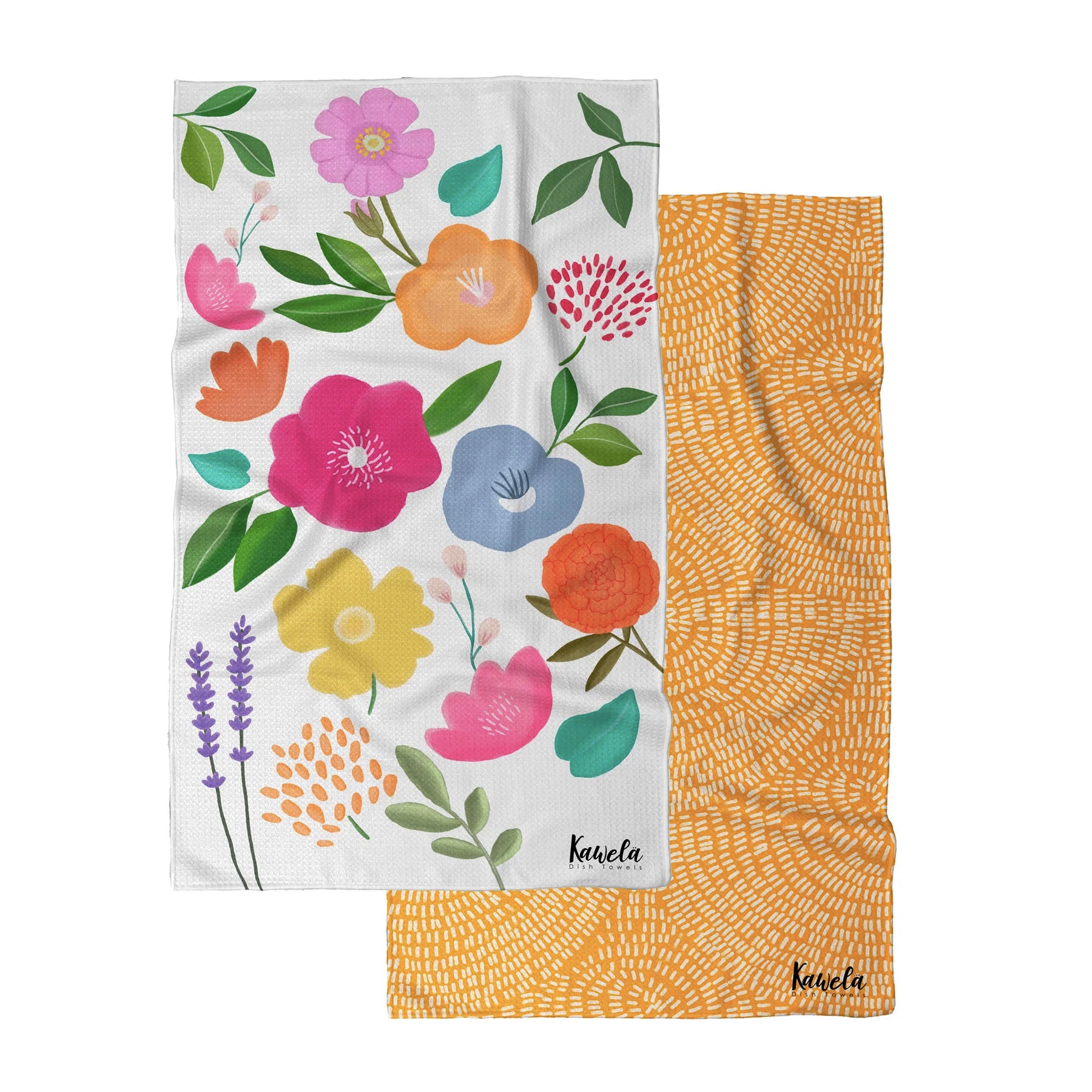 Linges à vaisselle en microfibre - Kawelä - Florence - Paquet de 2