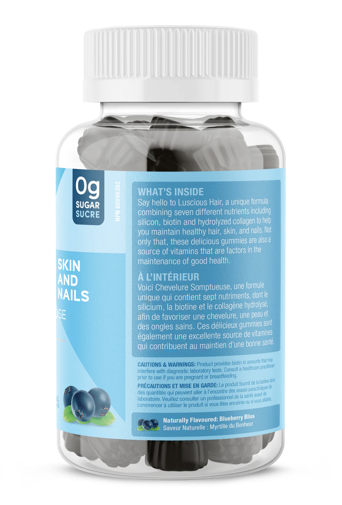 Cheveux, ongles, peau somptueux - Suku Vitamines - 60 gummies