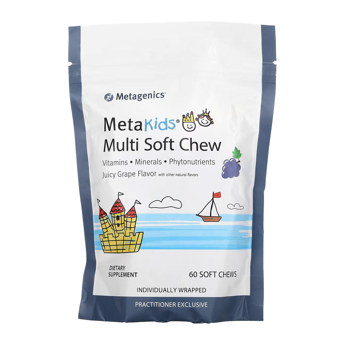 MetaKids Multi Soft Chew - Metagenics - 60 comprimés à mâcher - Raisin