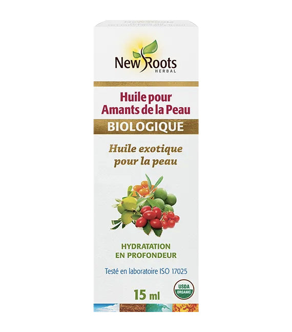 Huile pour les amants de la peau - Hydratation en profondeur - New Roots - 15ml