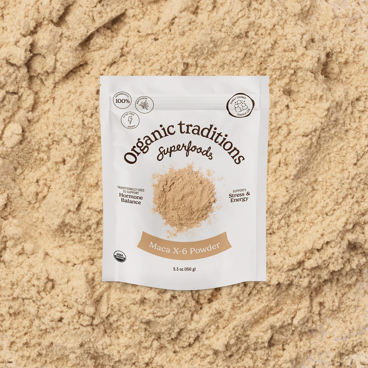 Poudre de Maca X-6 - Organic Traditions - 150g