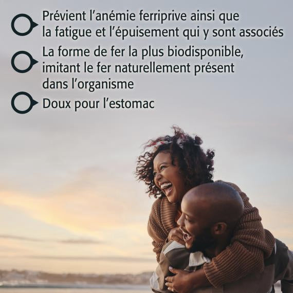 Fer Héménique - Prévient anémie ferriprive - New Roots - 30 capsules