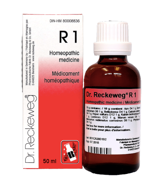 R1 - Remède homéopathique - Anti-inflammatoire - Reckeweg - 50ml