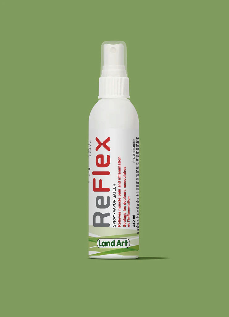 Reflex - Vaporisateur analgésique - Soulagement des douleurs articulaires et musculaires - Land Art - 110ml
