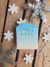 Savon naturel Clé à vie - Flocon givré - Joyeux Noël