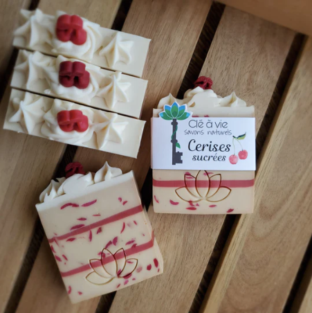 Savon naturel Clé À Vie - Cerises Sucrées