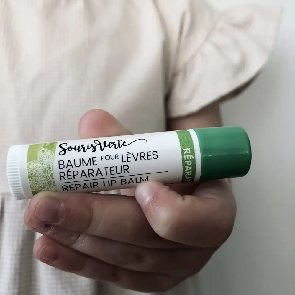 Baume à lèvres réparateur - Souris Verte - 5g