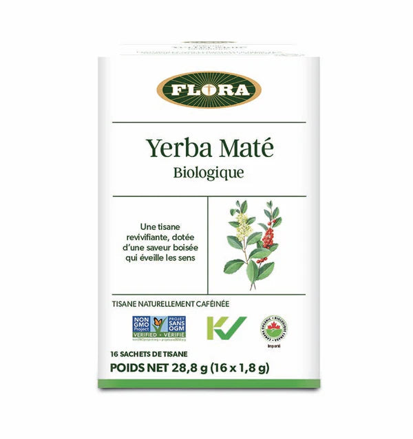 Tisane Yerba Maté biologique - Flora - 16 sachets de 1,8g