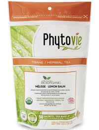 Tisane Mélisse - Sommeil et stress - Phytovie - 25 ou 50 sachets