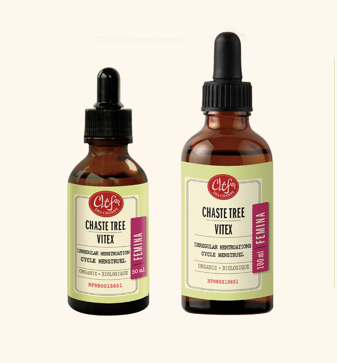 Vitex - Régulateur hormonal, régularise le cycle menstruel - Clef des champs - 50ml ou 100ml